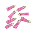 thumbnail image 2 of 10 Pieces Keychain Charms Tassels Decorations Accessory Finding Supplies Craft Accessories Jewelry Making Props Tassel for DIY Light rose red, 2 of 6