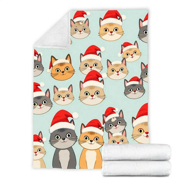 TIELUTT Christmas Blanket Christmas Animal Blanket Christmas Winter Blanket Leisure Soft Blankets Full Size Soft Blankets And Throws Fringe Plaid Blanket Throw Blanket Full Big Throw Blanket for Couch