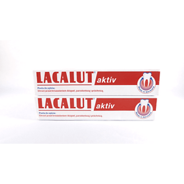 Oordeel Monumentaal logo 2 Lacalut AKTIV bleeding gums toothpaste - 2 x 75ml- - Walmart.com