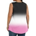 thumbnail image 6 of fatyb Womens Plus Size Tank Tops Fashion Sleeveless T Shirts Loose Crew Neck Casual Summer Blouses, 6 of 6