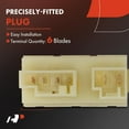 thumbnail image 6 of A-Premium Brake Light Switch Lam Compatible with Chevrolet Impala, Camaro, Caprice, Beretta, Cavalier, Corsica, Lumina, Lumina APV, Monte Carlo, P30, Venture & Buick & Oldsmobile & Pontiac, 6 Pins, 6 of 6