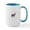 White/Blue Inside, variant on CafePress - Alpaca Mugs - 15 oz Ceramic Large White Novelty Mug