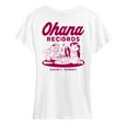 thumbnail image 2 of Lilo & Stitch - Ohana Records - Women's Short Sleeve Graphic T-Shirt, 2 of 4