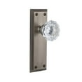 thumbnail image 2 of Grandeur Favfon_Psg_234 Fifth Avenue Solid Brass Rose Passage Door Knob Set - Chrome, 2 of 7