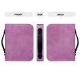 thumbnail image 4 of HELLHERO Solid Pink Leather Texture Church Bible Bag for Women, Portable Bible Covers with Handle for Outdoor Outdoor Study Christian Prayer, 4 of 12