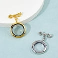 thumbnail image 4 of 2Pcs Wedding Bouquet Photo Charm Bouquet Photo Locket Charms Brass Bridal Brooches Silver Gold Bow Tie Wedding Memorial Brooches Pins Round Glass Photo Frame Pin Brooch for Bridal, 4 of 7
