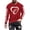 Red, variant on Western Print Pullover Sweatshirt Fall Sweatshirts for Men Pullover Sweaters for Men Cropped Hoodies Graphic Y2k Cable Knit Sweater Men Oversized