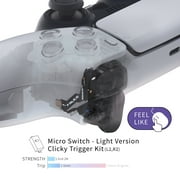 eXtremeRate Micro Switch - إصدار خفيف من Clicky Trigger Kit لجهاز PS5، أسود