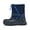 Black/Blue, variant on EQW Kids Waterproof Snow Winter Boots for Boys Girls Toddler Little Big Kid, Drawstring Non‑Slip Rubber Sole