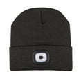 thumbnail image 4 of Viworld Unisex Kintted Hat with Led Light Autumn Winter Warm Beanie Cap Outdoor Flashlight Lamp for Camping Hiking Walking Fishing Running, 4 of 7