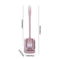 thumbnail image 3 of Toilet Brush and Holder Set Bathroom Accessories, Toilet Bowl Brush With Long Handle for Bathroom-Space Saving, Durable, Deep Cleaning, Pink, 3 of 6