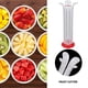 thumbnail image 4 of Rebanador de fresas, rebanador de uvas, tomate pequeño y cereza, ensalada de frutas, dispensador de fruta para Pizza, 2 uds., 4 of 4