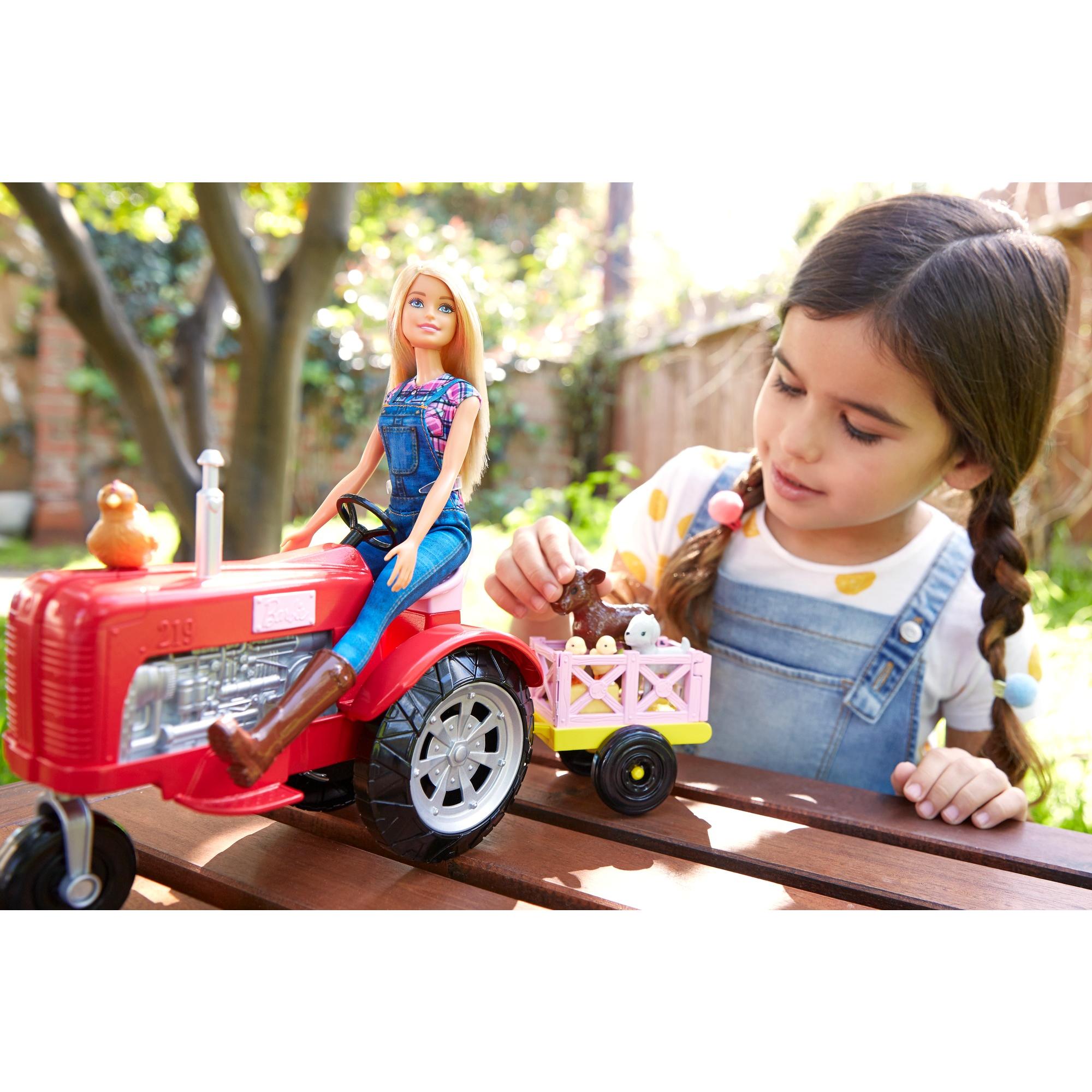 Barbie Careers Farmer Doll and Tractor with Themed Accessories - image 2 of 12