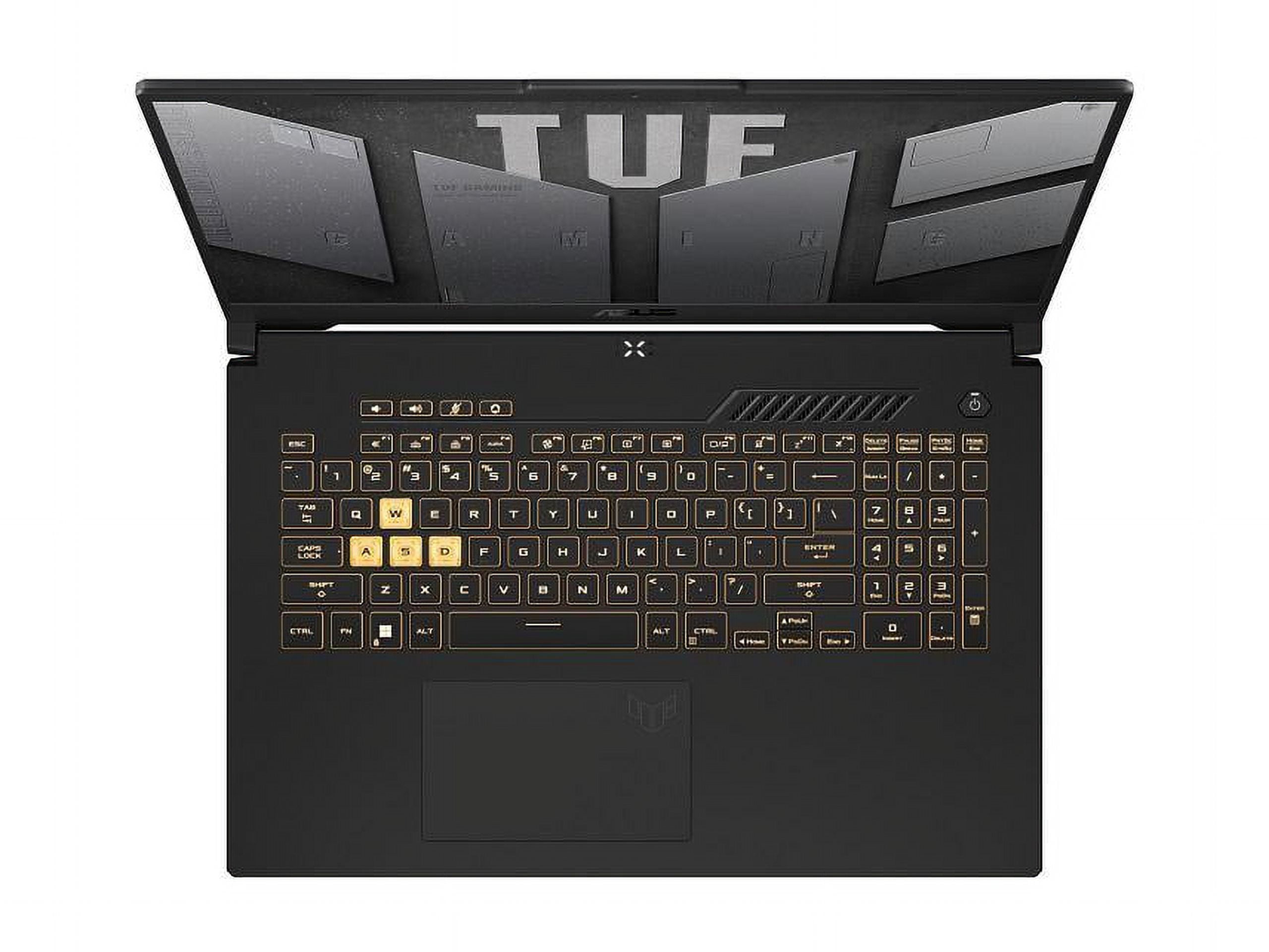 ASUS TUF F17 Gaming Laptop, 17.3” FHD 144Hz, GeForce RTX 3050, Intel i5-12500H, 16GB, 512GB PCIe, Win 11, FX707ZC-ES53 ASUS TUF F17 Gaming Laptop, 17.3” FHD 144Hz, GeForce RTX 3050, Intel i5-12500H, 16GB, 512GB PCIe, Win 11, FX707ZC-ES53