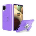 thumbnail image 4 of X-Cover for Samsung Galaxy A22 5GGlitter Sparkle Slim Bling Hybrid Protective with Round Stand Shockproof Soft TPU Rubber  Phone Case for Galaxy A22 5G - Purple, 4 of 8
