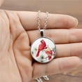 thumbnail image 2 of Xinyolin Bird Glass Cabochon Pendant a 3Pcs Women's Set, 2 of 7