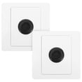 thumbnail image 1 of 2pcs Light Switch Cover Outlet Covers Wall Plate Decorative Cable Pass Through, 1 of 8