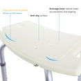 thumbnail image 5 of FCH Shower Bench Bathtub Stool Seat for Elderly White, 5 of 9