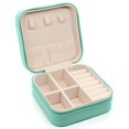 thumbnail image 1 of Mini Jewelry Storage Box Portable Home Travel Earrings Necklace Storage Case for Women Ring Organizer PU Leather Display Case, 1 of 4