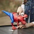 thumbnail image 4 of Marvel Spider-Man Web Chompin' Spider-Rex Action Figure, Sounds and Dino Blast Action, 4 of 11