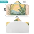 thumbnail image 4 of Yayeee Kids Hooded Towels Toddler Soft Absorbent Beach Bathing Wrap 50" x 23.5", Boho Plants, 4 of 5