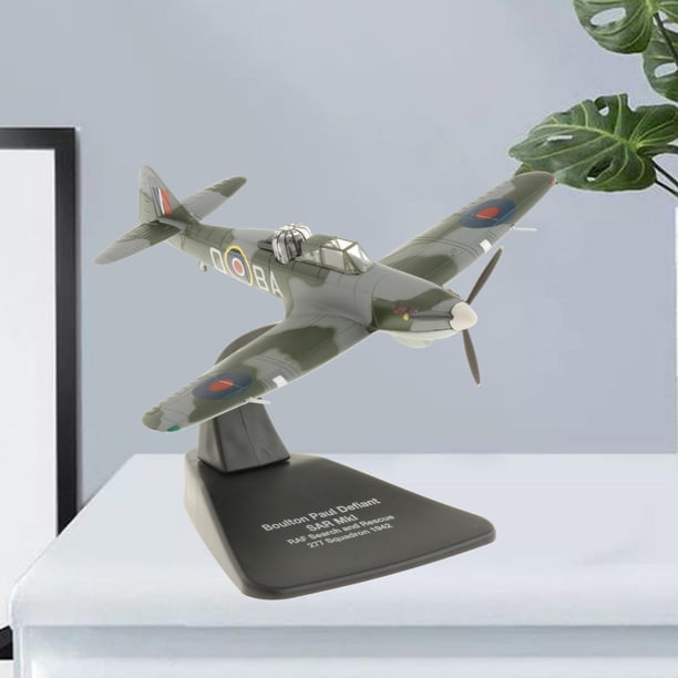 Diecast 1:72 Model Aircraft & Dispaly Stand Home Room Decoración de escritorio Desafiante perfke Avión de combate