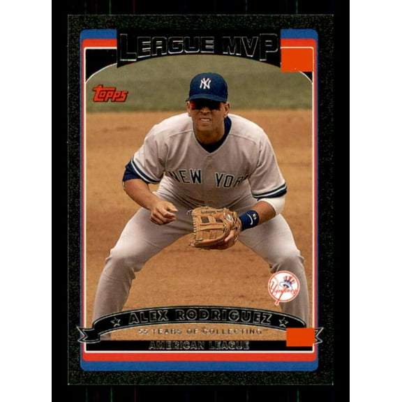 Alex Rodriguez MVP Card 2006 Topps Black #262