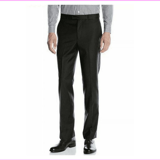 Cole Cole Reaction Men's Wool Separate Dress Pants, Black, Size 40X30
