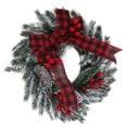 thumbnail image 3 of OUNONA Christmas Bow Wreath for Front Door, Festive Holiday Decorative Hanging, Seasonal Xmas Door Decor, 3 of 8