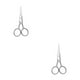 thumbnail image 1 of Seitruly Tijeras para bigote resistentes al desgaste, herramientas de limpieza convenientes, mano de obra fina, cabeza redonda distintiva, puntiagudo 2piezas, 1 of 6
