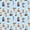 Blue 02, variant on Homewish Cartoon Pet Dog Twin Comforter Sets,Kawaii Animals Bedding Set,Green,Reversible,2pcs,1 Comforter and 1 Pillowcase