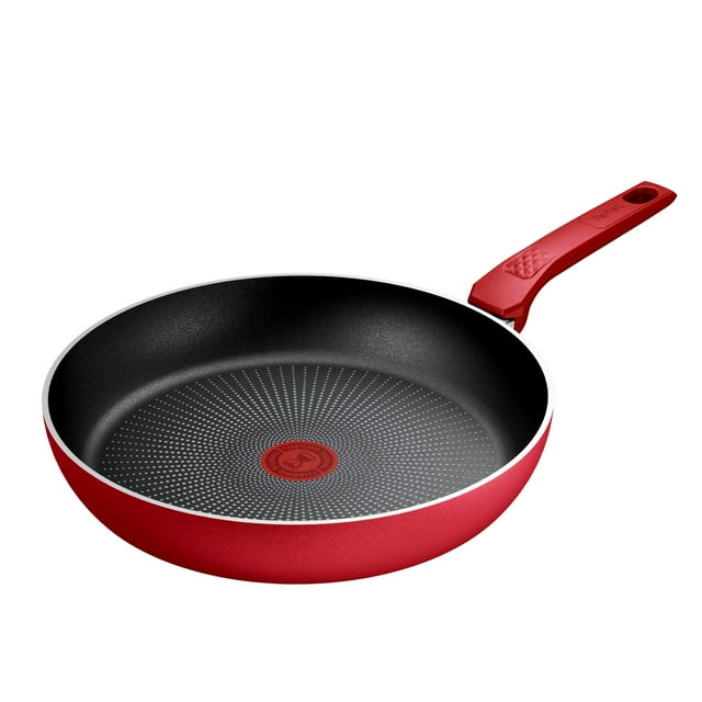 Sartén 28 cm T-fal Dialy Expert Rojo C2890602, Antiadherente Titanium 2X