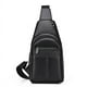 thumbnail image 1 of Bolso de pecho para hombre, mochila informal de moda coreana para hombre, bolso de mensajero para exteriores, bolso de pecho deportivo con auriculares, 1 of 5