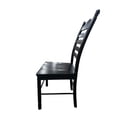 thumbnail image 3 of Contemporary Home Living Ladder Back Dining Chair - 42" - Antique Black, 3 of 9