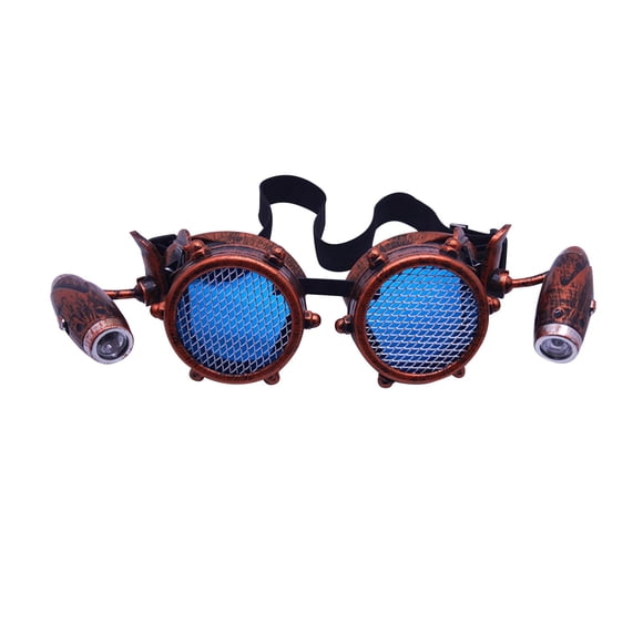 Gafas de estilo Steampunk de lujo Espectáculos de escenario Vestir Gafas de sol de estilo retro 18x6cm jinwen Gafas estilo Steampunk