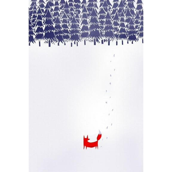Art.com Alone in the Forest Art Print by Robert Farkas, 12" x 18"