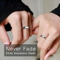 thumbnail image 3 of 18Pcs Non Tarnish Silver Rings Set for Women & Men, 316L Gold Stainless Steel Rings Bulk 2mm 4mm 6mm, 3 of 6