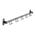 thumbnail image 4 of veasfak Kitchen Utensil Rack, Kitchen Rack, Rail Rack Organizer for Hanging, Cup Holder, 60cm, 4 of 9