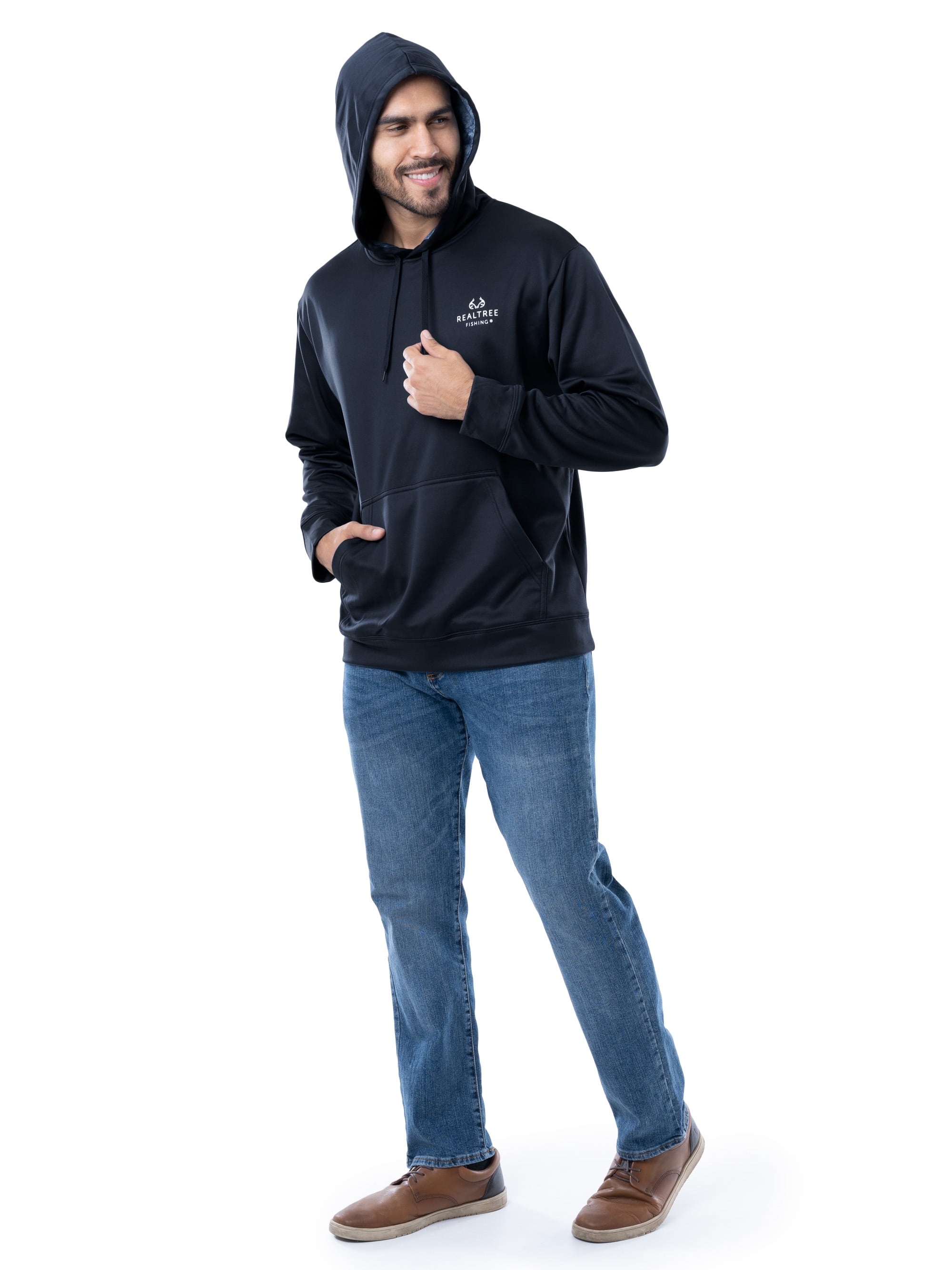 Realtree Fishing Men's Logo Performance Hoodie