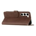 thumbnail image 3 of Wallet Case for Samsung S20 FE, with Card Slots [RFID Blocking],Durable Flip Folio Kickstand Magnetic Closure Leather Wallet Wrist Strap Women Men Case for Samsung Galaxy S20 FE, Brown, 3 of 10