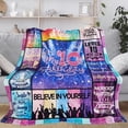 thumbnail image 2 of 18th Birthday Gifts for Girls Blanket 50"x60" - Gifts for 18 Year Old Girls - 18 Year Old Girl Birthday Gifts Ideas - 18th Birthday Decorations for Girls Throw Blankets, 2 of 5