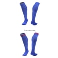 thumbnail image 4 of Lian LifeStyle Men's 1 Pair Knee High Sports Socks for Baseball/Soccer/Lacrosse XL002 M/L Blue, 4 of 4