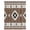 Brown, variant on Gray Beige Boho Waterproof Fabric Shower Curtain,Ethnic Tribe Southwestern Vintage Waterproof Fabric Shower Curtain for Bathroom Curtains Bathtubs Hotel Shower Curtains with 12 Hooks Stall 54x78in