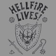 thumbnail image 2 of Juniors Stranger Things Hellfire Lives Sweatshirt, 2 of 4