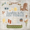 thumbnail image 2 of Marshall, Laura 12x12 White Modern Wood Framed Museum Art Print Titled - Summer Sunshine II, 2 of 4