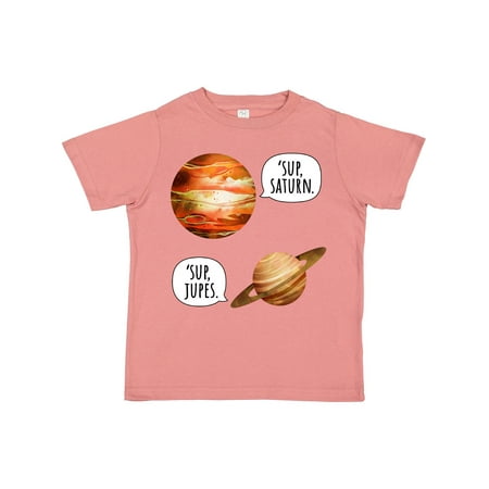 

Inktastic Jupiter and Saturn Space Humor Sup Saturn Sup Jupes Boys or Girls Toddler T-Shirt