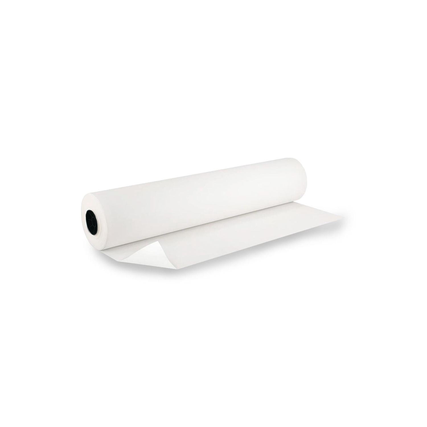 Butcher Kraft Paper Roll, Uncoated, 40 lbs, 18 Inches x 1000 Feet, White