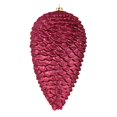 thumbnail image 1 of Ornement de Noël Pomme de Pin Rouge Baie Mat Pailleté 10 Po 2 par Boîte, 1 of 1