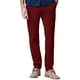 thumbnail image 1 of Pantalones ajustados entallados elásticos casuales para hombre en rojo, 1 of 6