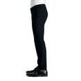 thumbnail image 3 of Men's J.M Haggar® 4-Way Stretch Ultra-Slim Flat-Front Dress Pants Color: Black Size: 34X32, 3 of 4